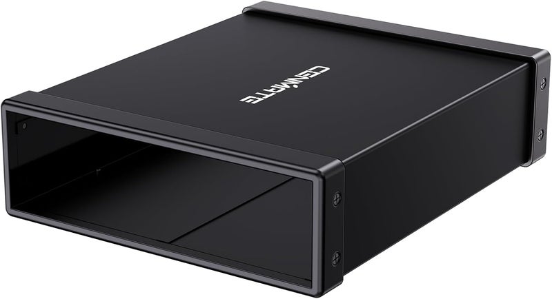 cenmate 5.25" Blu-Ray/CD/DVD SATA Drive Enclosure with USB A/C 3.0,5.25 Drive Enclosure with 3 USB-A Ports,fit any drive depth up to 171mm,Aluminum Alloy,Hot swappable(Optical Drive not Included) - Image 1